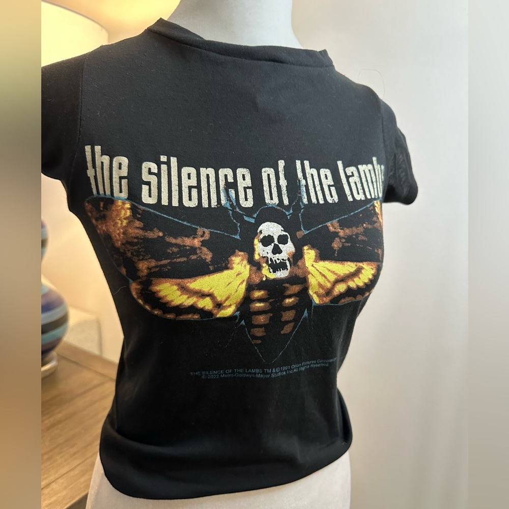 Doggie T-Shirt Butterfly Skull Silence of the Lambs - L